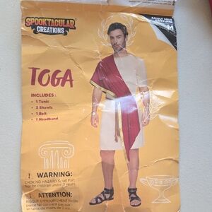 Men's/Unisex Toga Costume